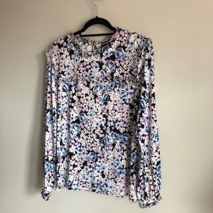 KARL LAGERFELD | floral blouse